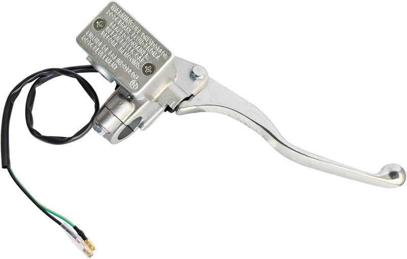Vanlison Front Right Hand Brake Master Cylinder Compatible with Kawasaki Prairie 300 360 400 700 Bayou 300 Brute Force 650 Lakota 300 Mojave 250 KFX700 Part # 43015-1646 Chrome - Image 1